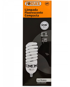 Lâmpada Fluorescente Branca Foxlux 65w