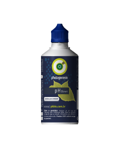 pH Down - Redutor de pH especialmente desenvolvido para cultivo de plantas. Diminui o pH da água de rega ou da solução hidropônica!